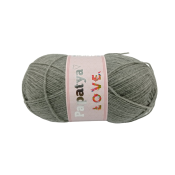 Włóczka Papatya LOVE - SZARA - 2150 - MOTEK