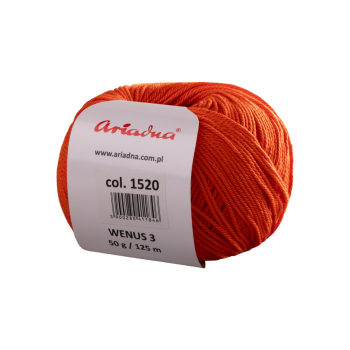 Włóczka Ariadna Wenus 3 [ 50g/125m ] kol.1520